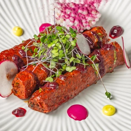 Nawabi seekh kebabs with herbs